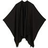 MELIFLUOS DESIGNED IN SPAIN Poncho da donna con collo a scialle e mantello ruana con cardigan maglione aperto sul davanti per l'autunno inverno (PC03-11)
