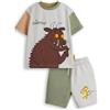 Gruffalo The Set di maglietta e pantaloncini per ragazzi | T-shirt grafica per bambini a maniche corte color block con pantaloni abbinati | Mouse Fairytale Julia Donaldson Book Apparel Outfit
