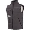 NSTF Taglie Forti Uomo Gilet Imbottito Caldo dalla S alla 7XL Conformato Calibrato No Maxfort (4XL, GRIGIO)