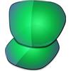 Saucer Lenti di ricambio premium per occhiali da sole Oakley Latch Beta OO9436, Alta definizione: verde giada polarizzata, Taglia unica
