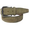 QUAMOD cintura uomo in pelle scamosciata larga 3,5 cm- 4 cm (35mm-40mm) | blu navy, marrone, taupe, nero, grigio, cognac | scamosciato con confezione regalo | produzione ecologica e leale