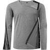 Maopotoufu Camicie Unisex per il Recupero Post-Intervento di Spalla - Magliette a Maniche Lunghe con Chiusura a Scatto Completa per Uomo Donna, Grigio, XXL