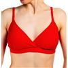 Aquarti Bikini Top Donna - Reggiseno da Bagno Comodo, Coppe A-D, Vari Colori e allacciature, Stile Senza Tempo, Design 042 - con Cinturini/Rosso, 40 Cup C