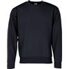 Fruit of the Loom - Felpa Tinta Unita Maniche Set-in - Uomo (XL) (Blu Scuro)