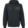 Sleep Token Reaper Uomo Felpa con Cappuccio Nero 50% Cotone, 50% Poliestere Regular
