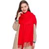 DonDon Sciarpa Donna Invernale Sciarpa Inverno Scialle Stola morbida e calda 185 x 65 cm