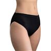 BeMyco Set 6 Mutande Donna Cotone Vita Media | Slip Culotte 100% Cotone Puro, Antiallergiche | Intimo Donna Bianco/Nero | Made in Italy (IT, Testo, L, Regular, Regular, Nero)