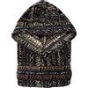 Nada Home Accappatoio Unisex Uomo Donna in Spugna Velour Cinigliato 100% Cotone 500gr con Cappuccio - Morbido, Assorbente ed Elegante, Design Jacquard
