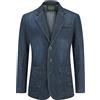 YOUTHUP Blazer Uomo Slim Fit Formale e Casual Modello Jeans | Design duplice stile, adatto per occasioni formali e look quotidiani casual