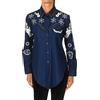 Desigual Camicia Manica Lunga Donna Cam Dresde 19SWCD05 XS Blue Denim Scuro