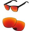 PapaViva Lenti di ricambio per Oakley Frogskin XS OJ9006, Rosso fuoco, 0