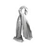 Avantgarde - Stola donna in maglina grigia chiara argentata lurex coprispalle estivo scialle, colore grigio argento