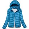 Pengniao Piumino Leggero Donna Con Cappuccio Piumini Leggeri Giacca Piumino Leggeri Donna Giacconi Invernali Cappotto Piumino Ultraleggero Pesante Giubbotti Imbottiti Giubbini Giacca Imbottito Invernale Blu