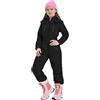 HEONSATI Tute Per Bambino Da Snowboard Completo Da Sci Apertura Con Cerniera Bambini E Bambine Tuta Da Neve Di Un Pezzo Bambine E Ragazze Completo Sci Invernale Con Cappuccio Snowsuit Neve Intera Calda