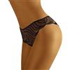 Wolbar Mutande Femminili con Ricami WB27, Nero,L