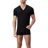CAGI 3 T-Shirt Scollo V Mezza Manica Art 1305 100% Cotone Nero TG. 4