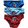 TDP Textiles Slip hipster ufficiale Bing Bunny per ragazzi, 3 paia per confezione, 33242, Blu, 2-3 Years