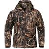 CARWORNIC Giacca mimetica da uomo Real Tree Outdoor Jagd Softshell impermeabile militare tattica in pile con cappuccio