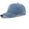 LANGZHEN Unisex Baseball cap 100% Cotone Adatto Uomini Donne Lavato Denim Regolabile Dad Hat (Denim Blue)