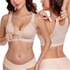 Lemorosy Reggiseno Chiusura Anteriore Senza Ferretto X Schiena | Spalline imbottite larghe per massimo comfort Chiusura regolabile sulle spalle Design X sulla schiena per postura