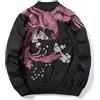 XYXIONGMAO Phoenix Ricamo A Mano Personalità Giapponese Hip Hop Streetwear Giacca A Vento Bomber Nero Giacca Tattica