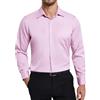 Enlision Camicia Uomo Maniche Lunghe Elasticizzata Non Stiro Antipiega Taglio Regolare con Bottoni e Tasca per Ufficio Cerimonia e Casual