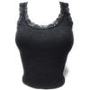 Oscalito - Canotta donna con lavorazione costina in 70% Lana 30% Seta, ,