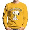 All+Every Peanuts Snoopy Hugs Woodstock Men's Sweatshirt