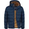 Indicode Uomini Nemos Quilted Jacket | Giubbotto trapuntato con cappuccio Navy L