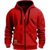 HAOLEI Felpe Senza Cappuccio da Uomo Felpe con Tasche e Polsini Elastici Leggera e Funzionale Maglia Semplice Classici Maglie Casual Pullover Sportiva Hoodie Autunno e Inverno S-3XL