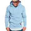 EODJXIO Felpe Uomo,Felpa con Cappuccio Casual da Uomo in Tinta Unita Coulisse, Tasca Cappuccio, Etichetta Pelle, Comoda e alla Moda, Y2k Hoodie