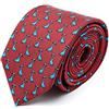 BRERA 67 Cravatta Uomo Bordeaux Foche Elegante in Seta | Cravattino per Completo 150x7 | Cravatte Slim per Vestito da Cerimonia e per Abiti da Lavoro