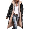 Generico Piumino Donna Lungo Invernale Parka Giacca Double Face Cappott con Cappuccio Leggero Antivento Trapuntato Giacca Taglie Forti Piumini Elegante Maniche Lunghe Imbottita Giubbotto (09,XL)