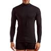 SalGiu Lupetto Uomo (2 Pezzi) 100% Caldo Cotone Invernale Mezzo Collo Felpato Elasticizzata (L, Nero)