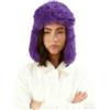 Lina & Lily Cappello Aviatore Trapper Donna Invernale in Pelliccia Sintetica Pelo Lungo (Viola Scuro)