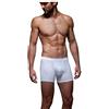 ZD ZERO DEFECTS Boxer in cotone organico Traspirante - Colore Bianco/Grigio Piombo- Taglie disponibili dalla 44 alla 64, bianco, Large-X-Large