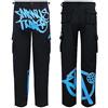 COITROZR sPeesy Minus Two Cargo Y2K, pantaloni Hip Hop Style Wide Leg Trousers,2023 Trend Cargo Pantaloni da uomo, pantaloni da jogging da uomo, pantaloni da strada con stampa a vita alta, pantaloni da