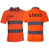 Honghuang Polo di Sicurezza Logo Personalizzato Uniforme di Costruzione Ciclismo Sport Outdoor Maglietta Ad Alta visibilità Magliette da Lavoro Riflettenti Traspiranti Custom 3,S