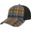 Stetson Cappellino Trucker Wool Check Uomo - cap Berretto Baseball Mesh Snapback, con Visiera, Fodera Inverno Autunno/Inverno - Taglia Unica Antracite