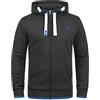 !Solid Solid BenjaminZip Felpa con Cappuccio Giacca Tuta da Uomo con Cappuccio Stampa, Taglia:M, Colore:Dark Grey Melange (8999)