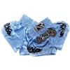 Drhomeam Anotherboxer - Pantaloncini da boxe da donna, traspiranti, per MMA, Kick Boxing, abbigliamento sportivo con design elastico (M, azzurro)