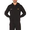 Ellesse Sweatshirt, Felpa Uomo con Zip e Cappuccio EHM252W22 (M, Nero)