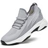 Generisch Elevate Shoes - Scarpe da ginnastica da uomo, 6/8/10 cm, in rete, per scarpe da ginnastica, 8 cm, grigio, 42/EU
