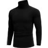 COOFANDY Maglietta a collo alto da uomo, confezione da 1 o 3 pezzi | Maglia termica elasticizzata, leggera e a collo alto