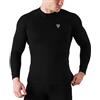 RDX Rash Guard Mens Gilet a Compressione Manica Lunga Quick Dry Muta Surf Swim Top MMA Training Sparring Gilet Termico per Ciclismo su Strada