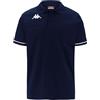 Kappa - Polo, Uomo, Blu, Cotone, Palestra. Kappa4Training Barli, Taglia: M