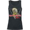 Iron Maiden Killers Triangle Donna Top Nero 100% Cotone Regular