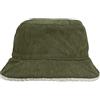 noTrash2003 Cappello a tesa larga reversibile da donna e uomo, cappellino da pescatore, cappello da pesca, cappello da pescatore, bob, esterno in cordino, interno in pile, hip hop, urbano, autunnale