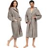 nice homeit Accappatoio Donna e Uomo in Spugna 100% Cotone