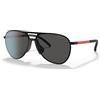 Prada Occhiali da Sole Prada Linea Rossa PRADA LINEA ROSSA SPS 51X Matte Grey/Grey 59/15/145 uomo